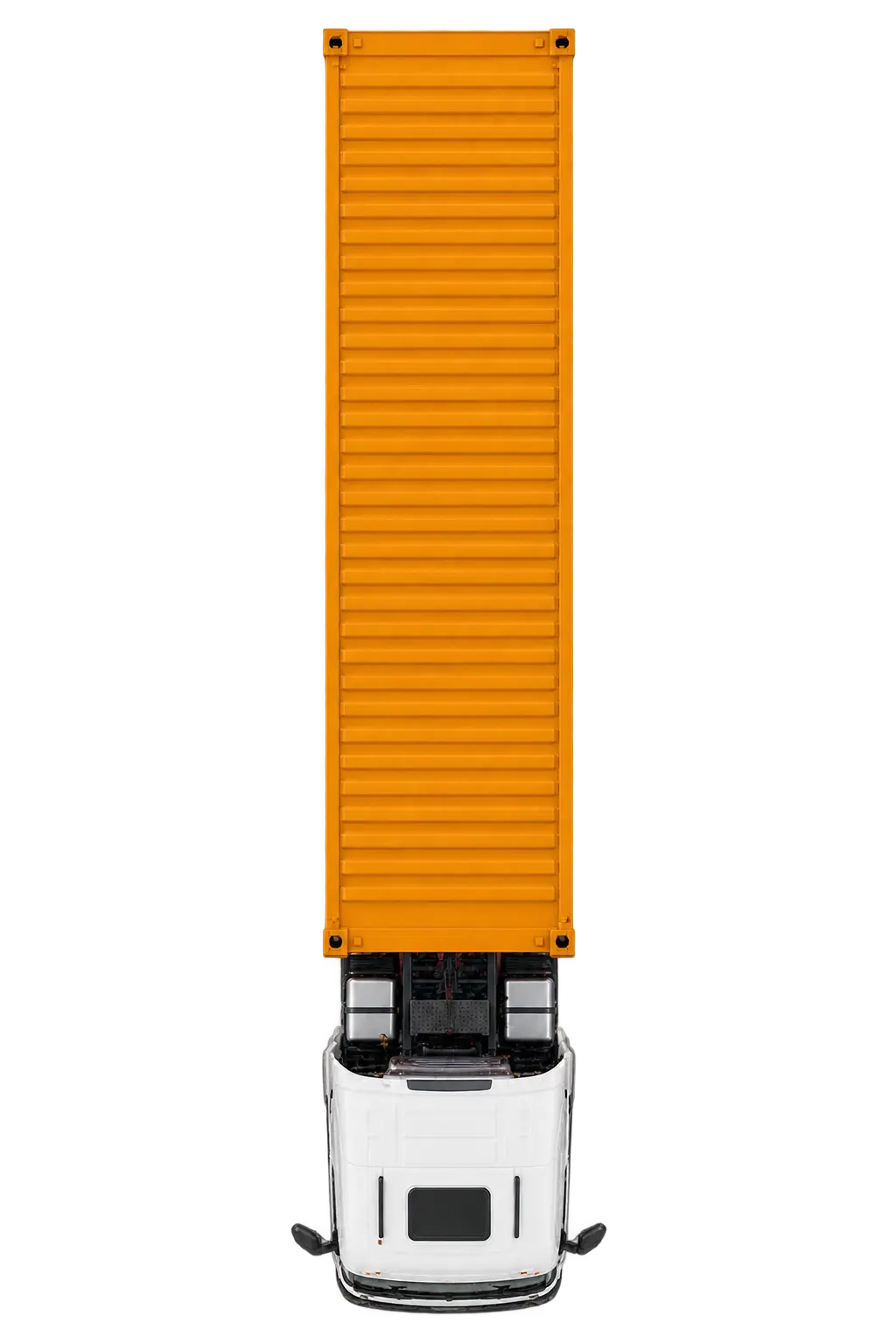 Truck top view
